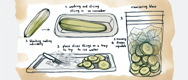 Congeler le concombre