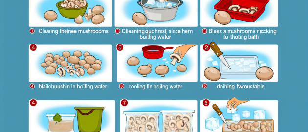 Congeler les champignons