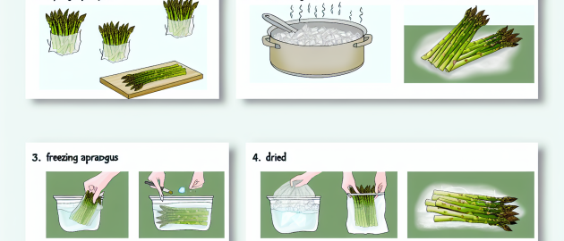 Congeler l'asperge