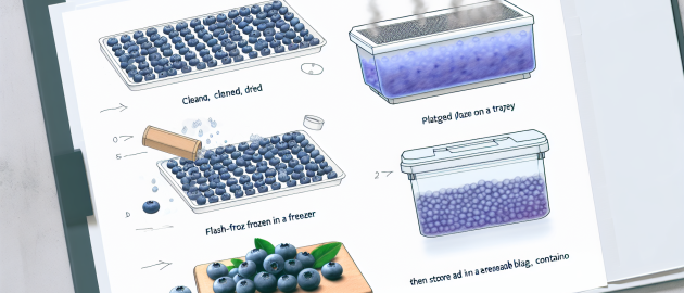 Congeler la myrtille