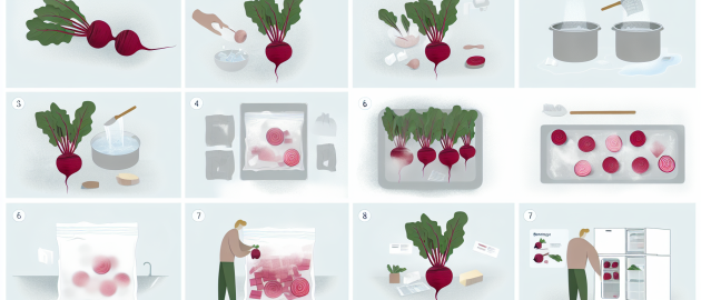 Congeler la betterave