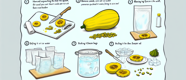 Congeler de la courge