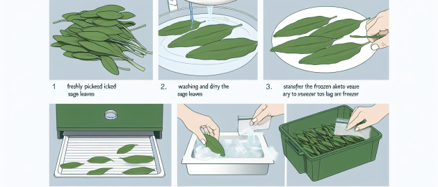 Congeler la sauge