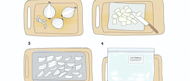 Congeler l'oignon
