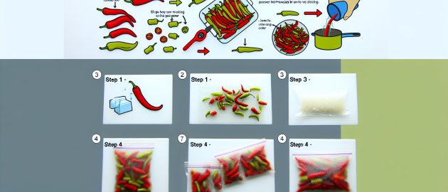 Congeler le piment