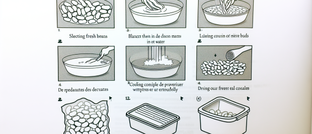 Congeler les haricots blancs