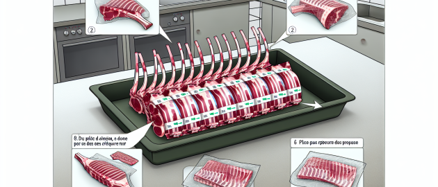 Congeler des carrés d'agneau