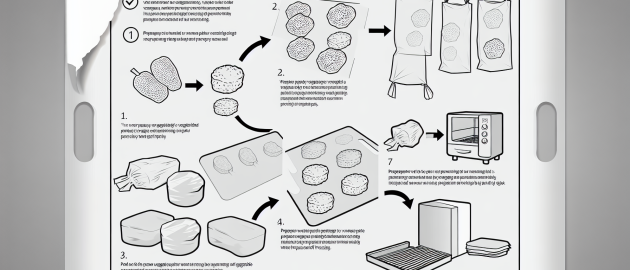 Congeler des galettes de légumes