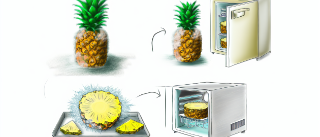 Congeler l'ananas