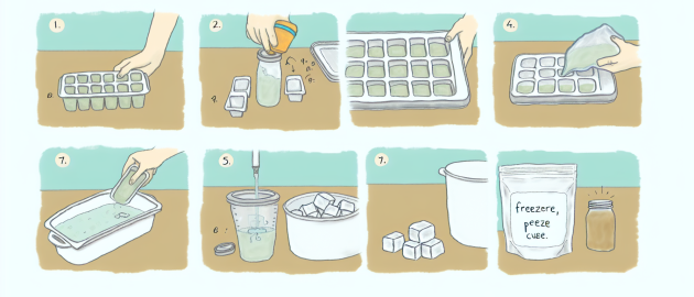 Congeler de la compote pour bébé