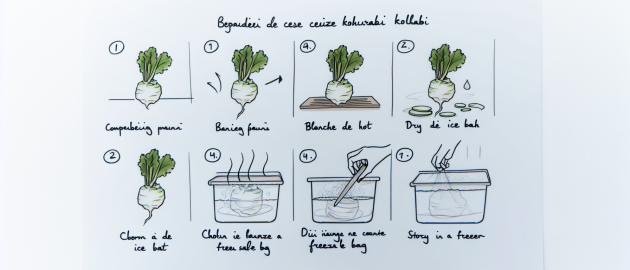 Congeler le chou rave