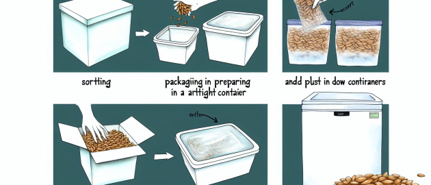 Congeler les pignons de pin