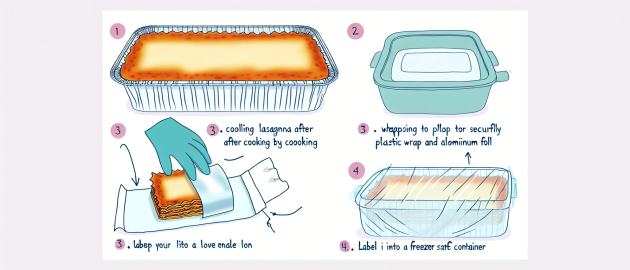Congeler les lasagnes