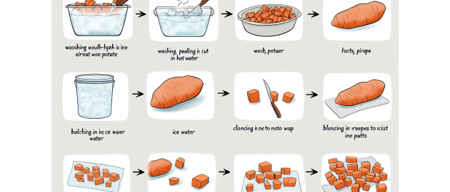 Congeler la patate douce