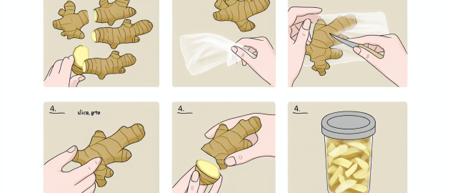 Congeler le gingembre