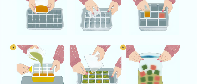 Congeler de la purée pour bébé