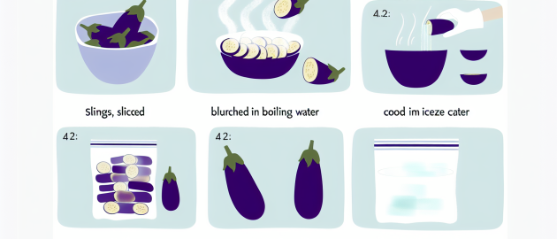 Congeler l'aubergine