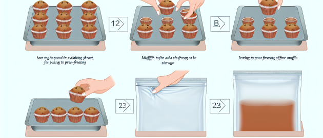 Congeler les muffins 
