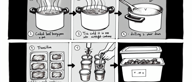 Congeler le boeuf bourguignon