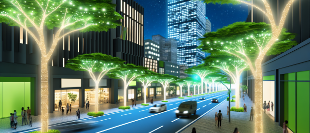 Des arbres à la place des lampadaires pour éclairer nos rues ?