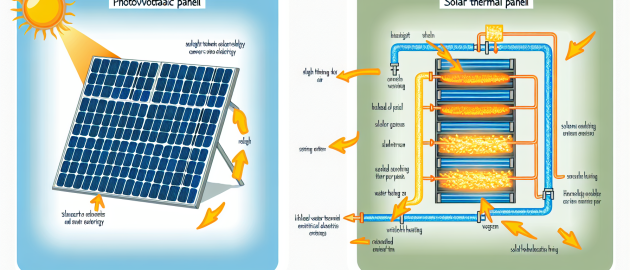 Différences entre panneaux photovoltaïques et panneaux solaires thermiques ? 