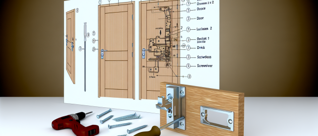 Réussir la pose d'un verrou et d'une serrure