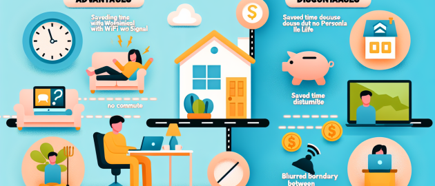 Avantages et inconvénients du travail à domicile