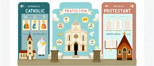 La différence entre catholique et protestant