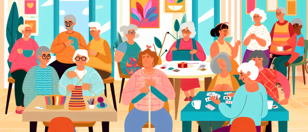 Clubs du 3ème âge, réservés aux seniors