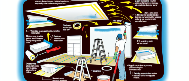 Réussir la peinture du plafond 