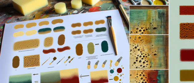 Peindre à l’éponge