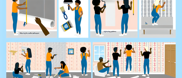 Réussir la pose du papier peint