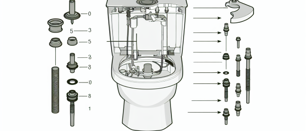 Réparer une fuite de chasse d'eau
