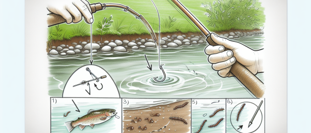 Pêcher la truite à la teigne