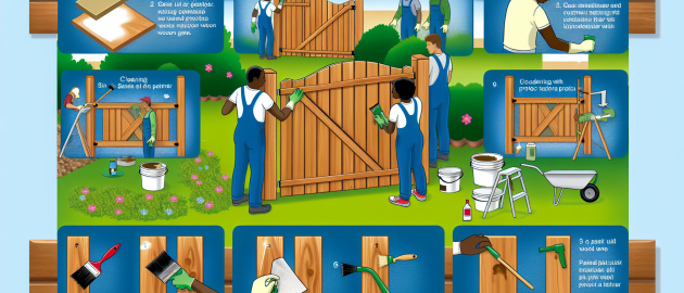 Entretenir un portail bois