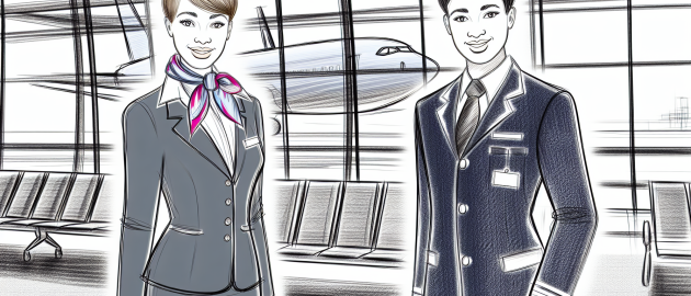 Hôtesse de l'air et Steward