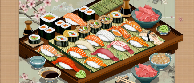 Les sushis, une spécialité de la cuisine japonaise