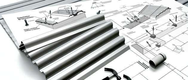 La pose d’une couverture en plaques bitumées