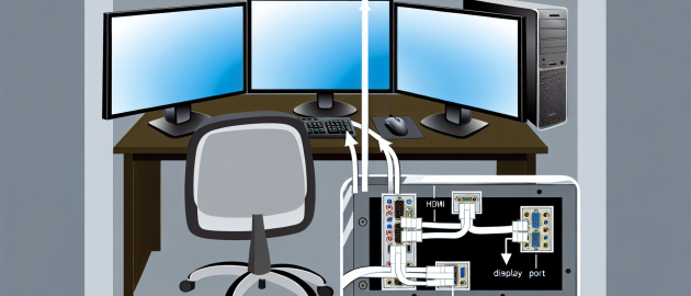 Monter 3 écrans sur un ordinateur
