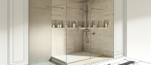 Douche à l’italienne