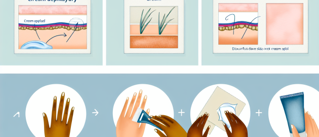 Les crèmes dépilatoires