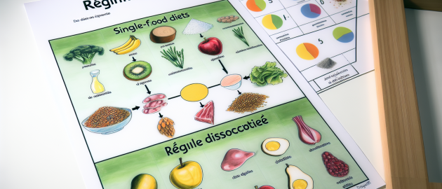 Régime dissocié à base d’aliment unique
