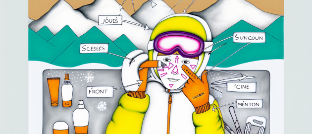 Crème solaire pour le ski