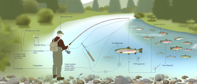 Pêche à la truite en rivière
